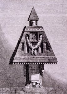 Un jeune moine grec, gravure de Benigno Bossi, de 
